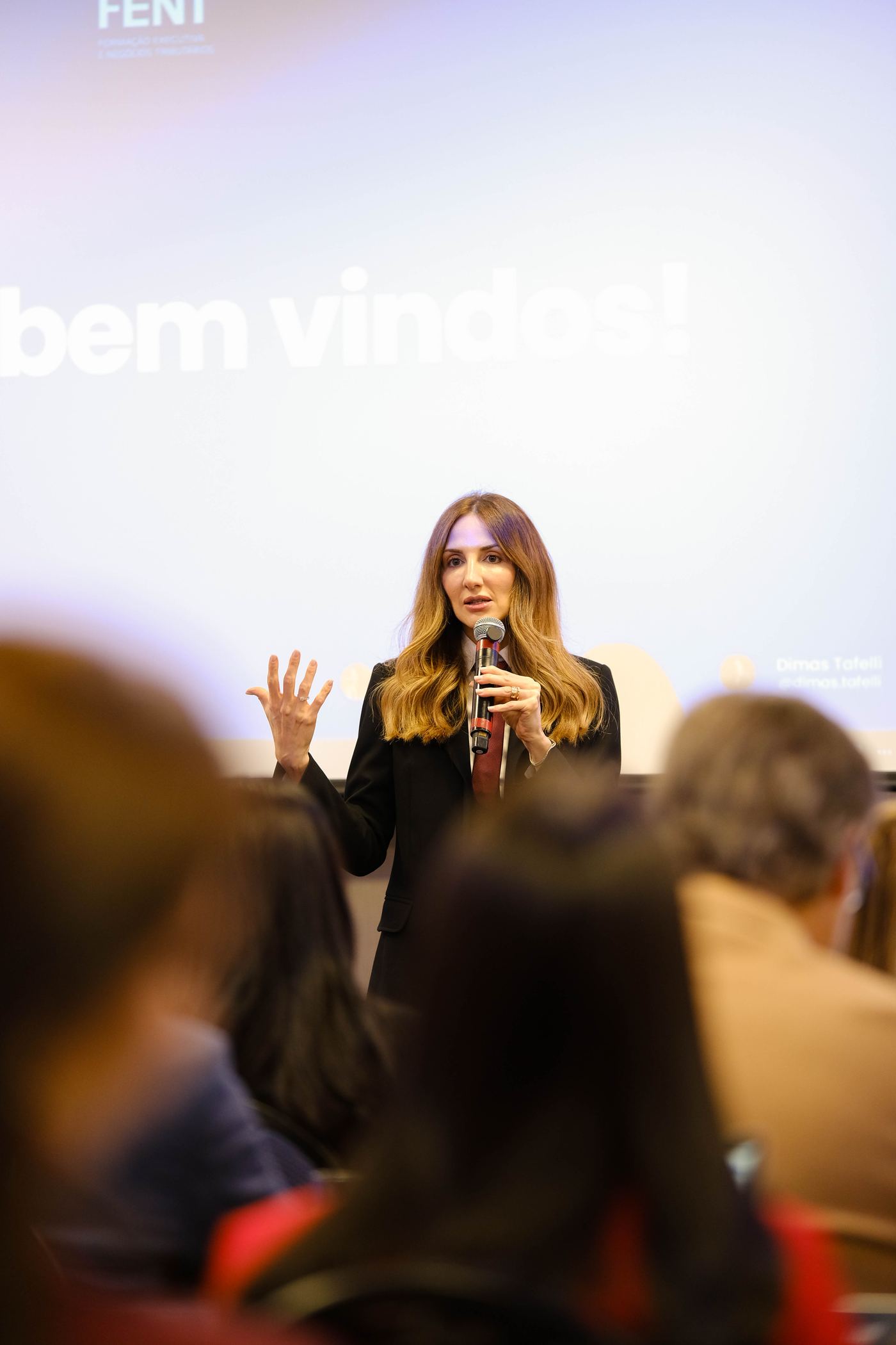 Mentores da Tríade palestrando