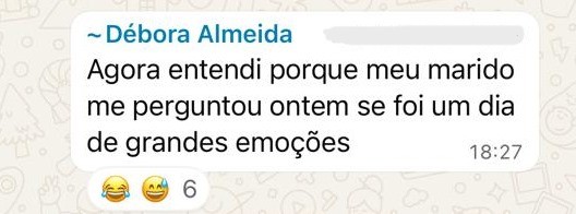 Depoimento de participante